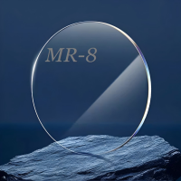 단초점 1.61 비구면 MR-8 UV420 블루라이트 차단 HMC 하드 멀티 코팅 처방 렌즈
